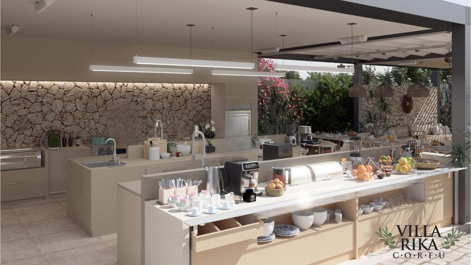 Luxury Rika Corfu- 5 Bedrooms With Pool Gouvia